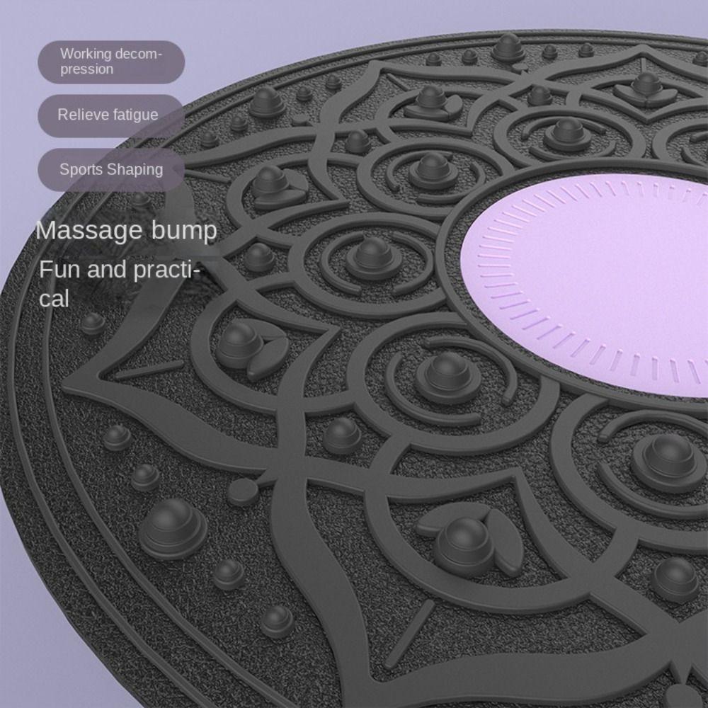 Anti-Slip Balance Training Board Foot Massage Plastic Core Trainer Yoga Balance Board Office Use