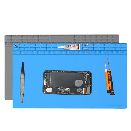 Силиконовый рабочий коврик, термостойкий ремонтный коврик для электронных телефонов, ноутбуков, часов, многослотовых органайзеров, коврик для пайки BGA для ремонтных работ