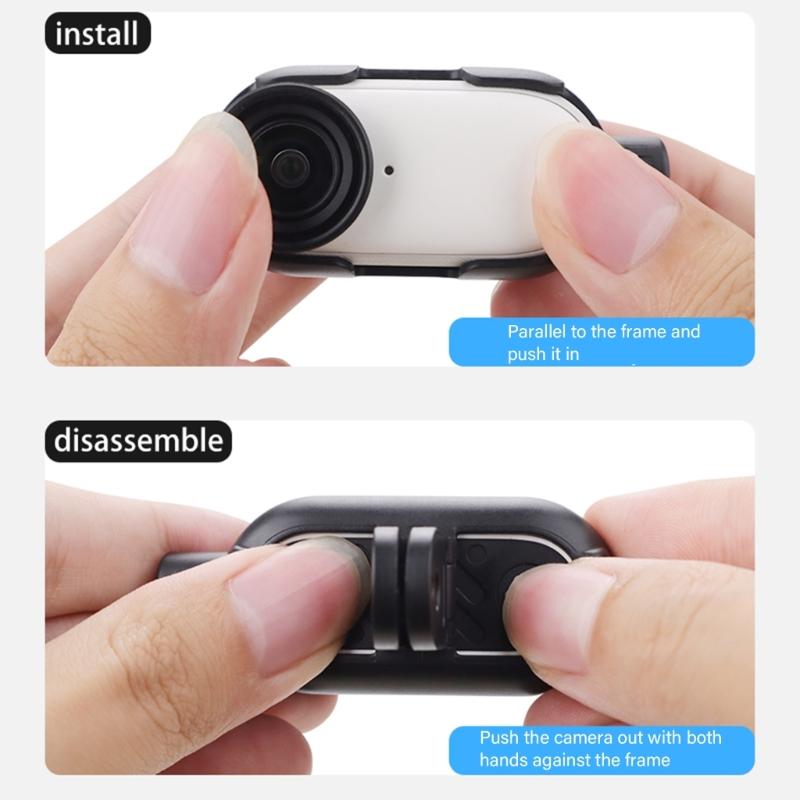 Camera Mount for 360 GO3 GO3S Quick Release Bracket Holder Mount Camera Mount Adapter Expansion Frame Accessories