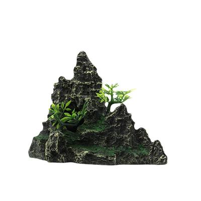 Ландшафтное украшение для аквариума, смола, аквариумная горка, горное украшение, камень, дерево, украшение для аквариума, декор для аквариума