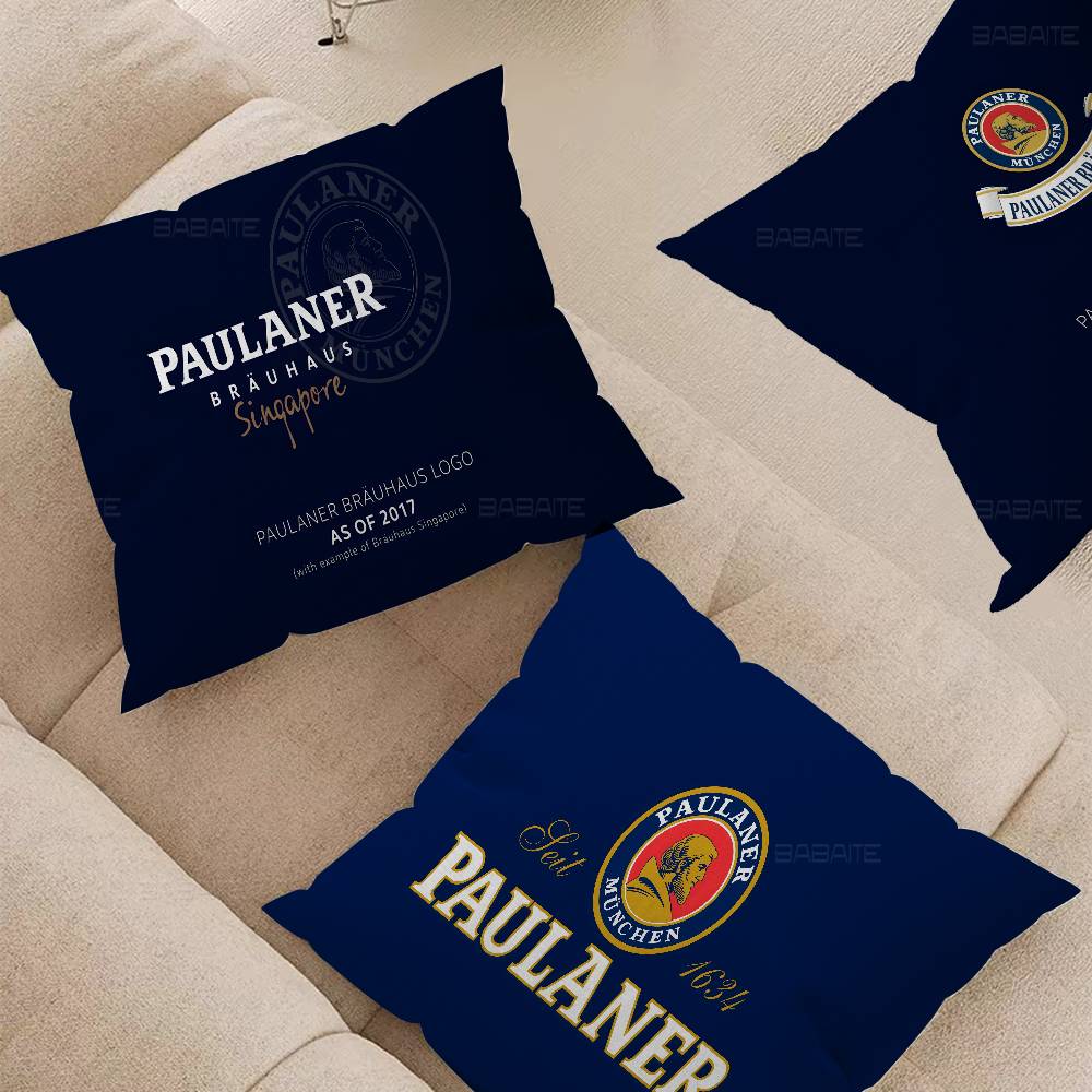 German Beer PPaulaner Cushion Cover Decorative Pillow Sofa Home Decor case pillow cases