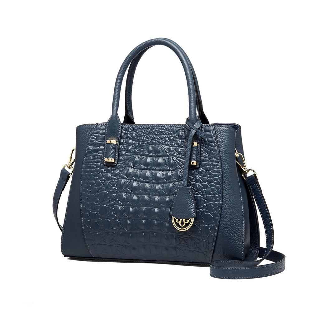 Limited New Hing Final Genuine Leather Winter Luxury Crocodile Print Women's Bags