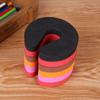 EVA Finger Protector Soft-Touch Fabric-Covered Foam Tritan Construction Door Stopper Wall-Mounted