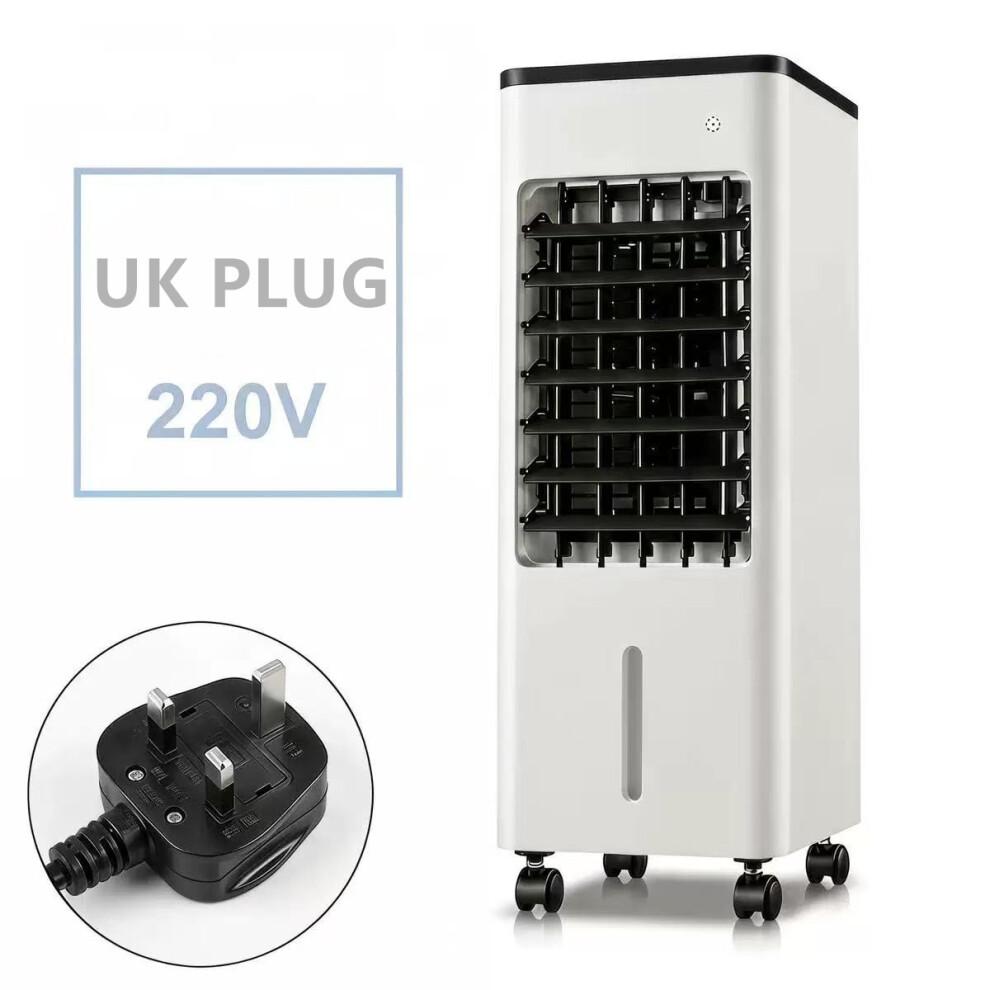 UK PLUG Fan Air Conditioning Fan Household Refrigeration Small Mobile Water-Cooled Air Conditioning Remote