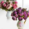 8 Heads Vintage Artificial Peony Flower Wedding Party Home Room Decoration Gift