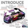 1:24 модели игрушечных спортивных автомобилей Pagani Huayra Zonda, литые из сплава, мини-суперкары, со звуком и светом, открывающиеся двери, инерционный механизм, подарки для мальчиков