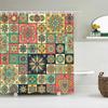 3d Bathroom Curtains Indian Boho Shower Curtains Waterproof Fabric with 12 Hooks Home Decor Washable Bath Screen