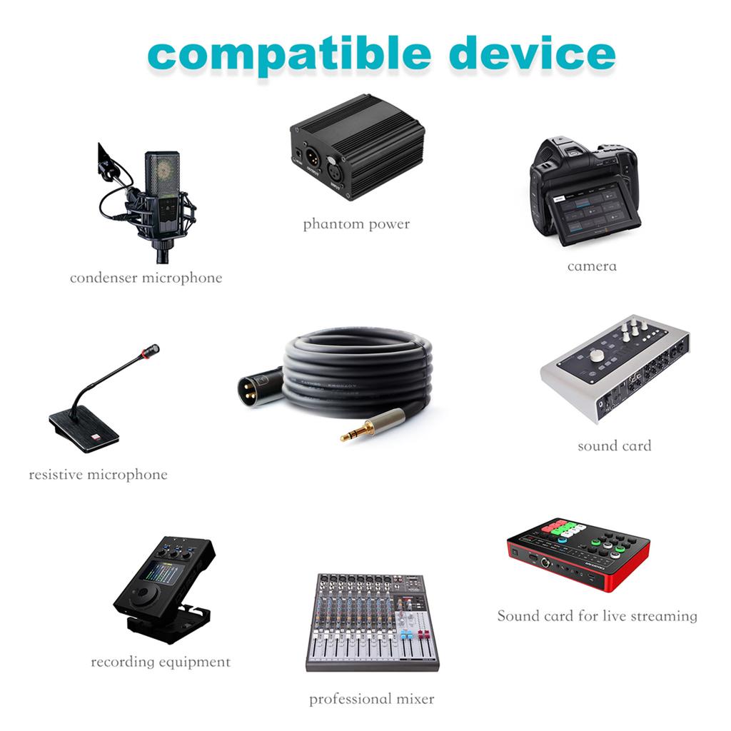 Универсальный 3,5 мм штекер XLRs штекерный адаптер кабель микрофонный шнур соединительные устройства для микшерного пульта усилитель мощности