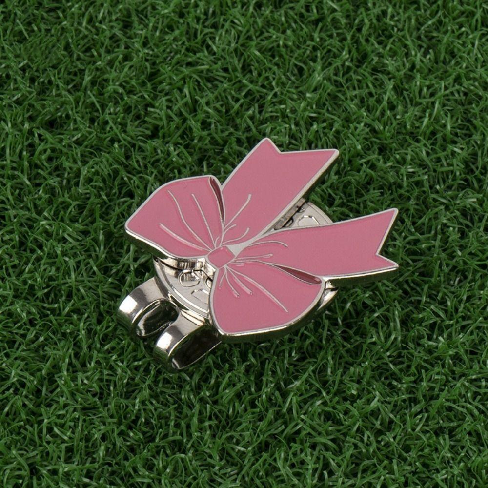 Magnetic Golf Ball Mark Pink Ribbon Golf Hat Marker Sports Cap Golf Cap Clip  Golf Enthusiasts