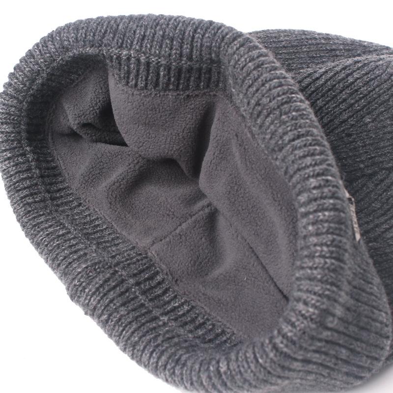 Мужская шапка с защитой ушей Skullies, женская бархатная вязаная шапка, зимняя теплая зимняя шапка, лыжная шапка с рукавами