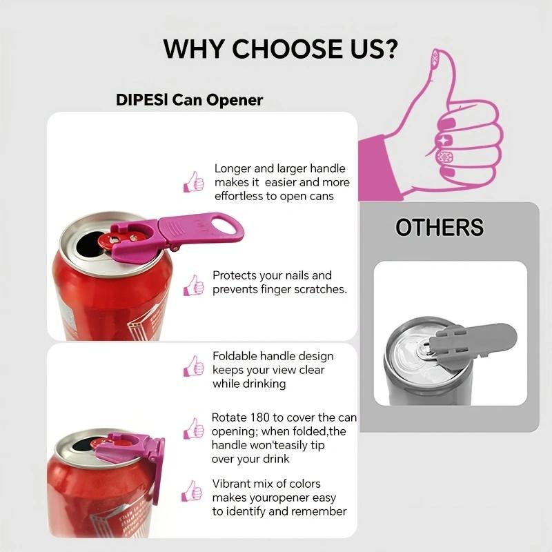 6 Pack 6 Colors Soda Can Opener Soda Can Lids Drink Protector Caps Suitable for Parties BBQ Camping and Travel. 6