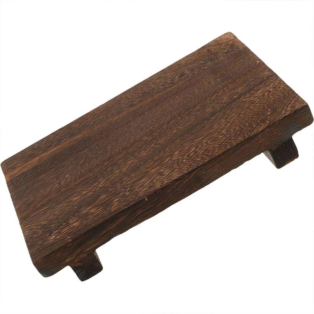 New Wooden Aromatherapy Perfume Tray Square Retro Jewelry Storage Tray Rack Figurine Display Rack Entrance Home Decoration