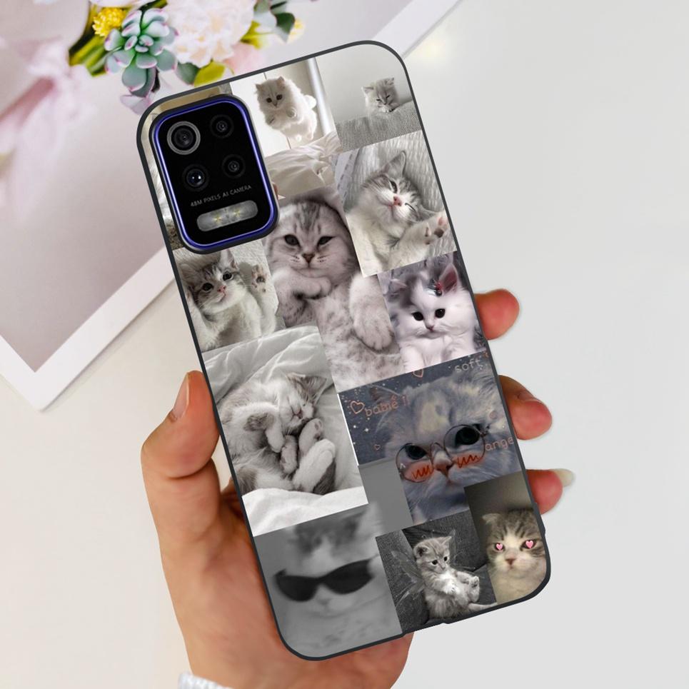 Для LG K52 2020 / LG Q52 2020 Чехол Задняя крышка Череп Дракон Крутой стиль Мультяшный Coques Мягкий черный силиконовый бампер Для LG K22 2020