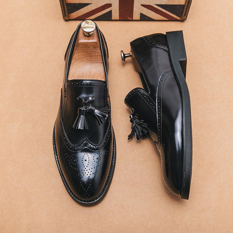 Newest Italian Patent Leather Oxford Mens Shoes for Men Luxury Wedding Pointed Toe Dress Footwear Loafers Flats Plus Size 38-48