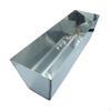 Ergonomic Stainless Steel Mud Pan for Efficient Drywall Tool Tray Bucket Knife Cleaning