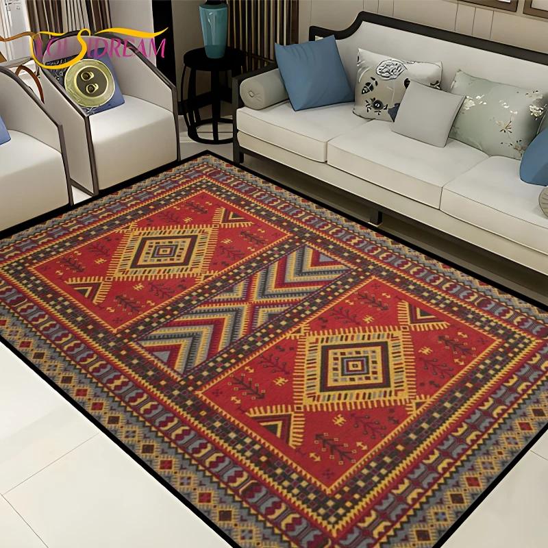 Винтажный персидский ковер для гостиной, спальни, богемный, турецкий, марокканский, этнические ковры, противоскользящий, мандала, геометрический, придверный коврик, коврик-постер