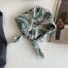 Cotton Linen Square Scarf 58cm Bandana Scarves High Quality Women's Silk Scarf  Neck Decorative
