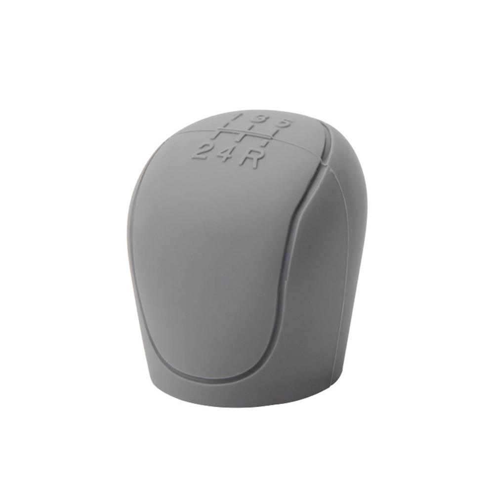 Silicone Car Gear Shift Cover Non-Slip Gear Shift Collars Grip Handle Protective Cover 5 6-speed Manual Car Interior Accessories
