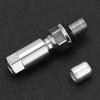 Precise Hose Connector Silver Bicycle Hydraulic Disc Brake Hose Connector  for Bike Repair