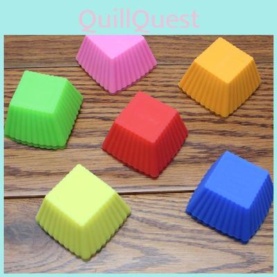 Формы для квадратных кексов из силикона премиум-качества для идеальных результатов выпечки каждый раз