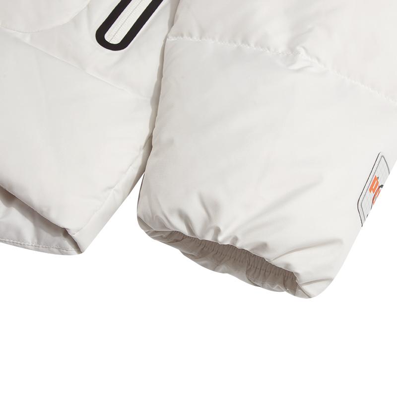 Puma Solid Color Zip-Up Hooded Long Sleeve Down Jacket Men Outerwear White 624529-65