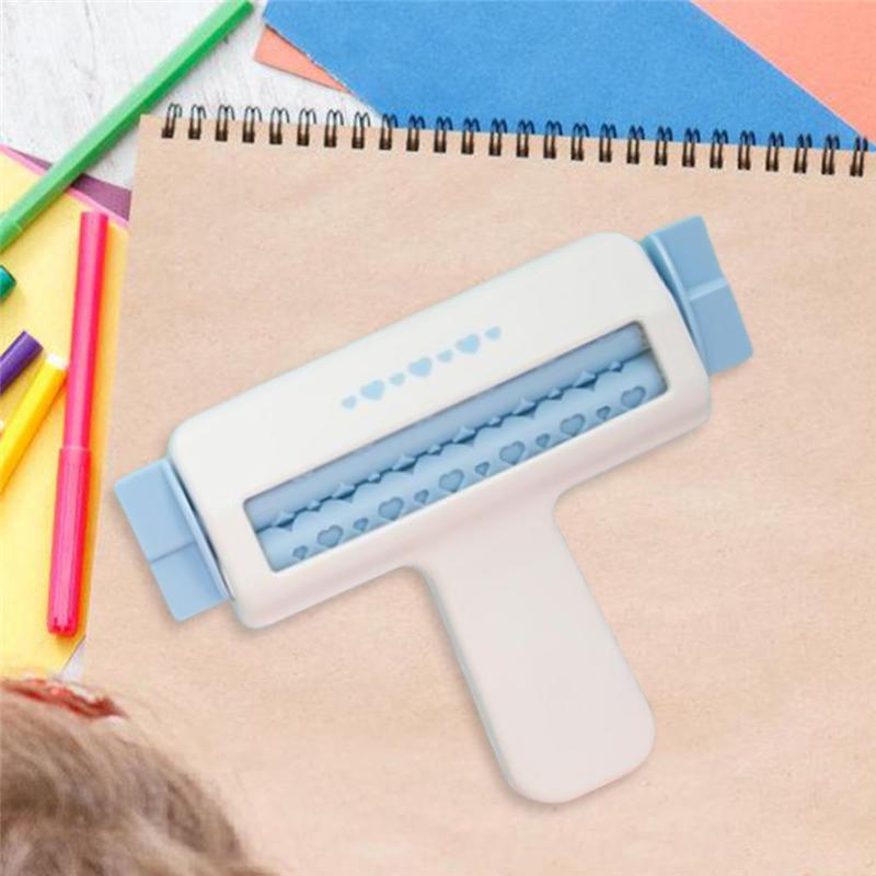 Текстурный ролик Инструмент для гофрирования бумаги Эмбоссирование бумажного рулона Для изготовления волнообразного гофрировщика бумаги Любовный стиль