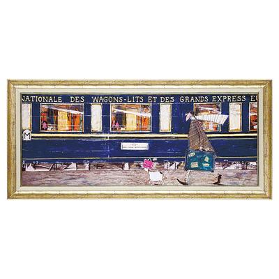 YouPower Art Frame, Sam Toft Gel-Coated "The Orient Express" ST-15007