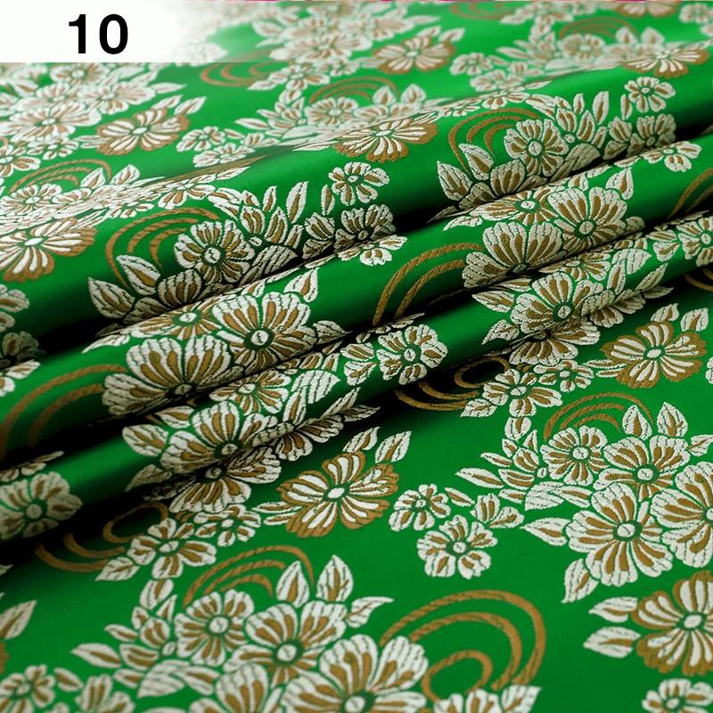 100x75cm Flower Cheongsam Jacquard Fabric Flowers Brocade Jacquard Pattern Garment Fabrics Hanfu Children Clothing DIY Material