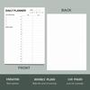 Tiankool To Do List Notepad - Daily To Do List with Priorities, Hourly Scheduler and Notes - Daily Planner Notepad for Work, Study, Appointments, 60