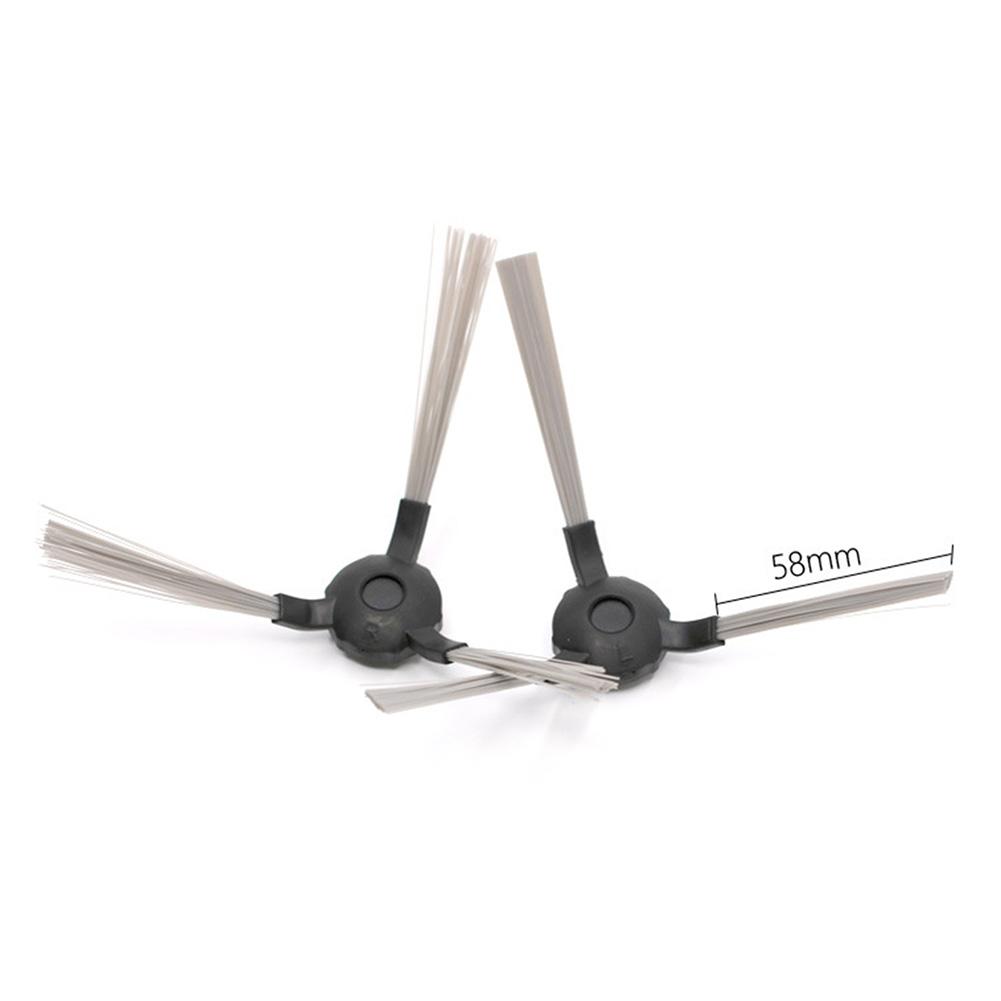 4 шт./10 шт. боковая щетка, черно-белая, прочная, замененная