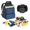 Large-capacity Tool Backpack Multi Pockets Electrician Tool Bag Portable Shoulder Toolkit Plumber