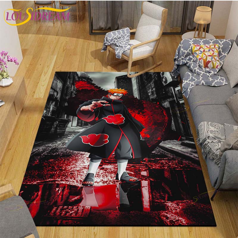 Anime Mat Carpet Naruto Rugs for Living Room Soft Floor Mat Rugs for Bedroom Door Mat Non-slip Area Rugs Bath Mat