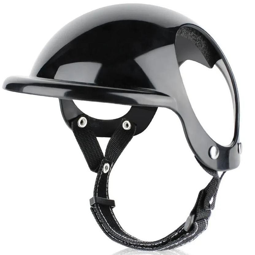 Cat Headwear Dog Helmets with Ear Holes Head Protective Pet Helmet Hat Hard Hat Photo Props Pet Ridding Cap Motorcycle Bike