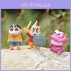 Anime Crayon Shinchan Character Figures Desktop Dolls Collectibles Gift Toys