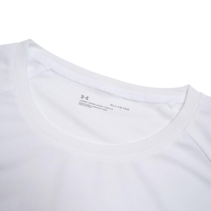 Under Armour Женская вязаная футболка с круглым вырезом и коротким рукавом
