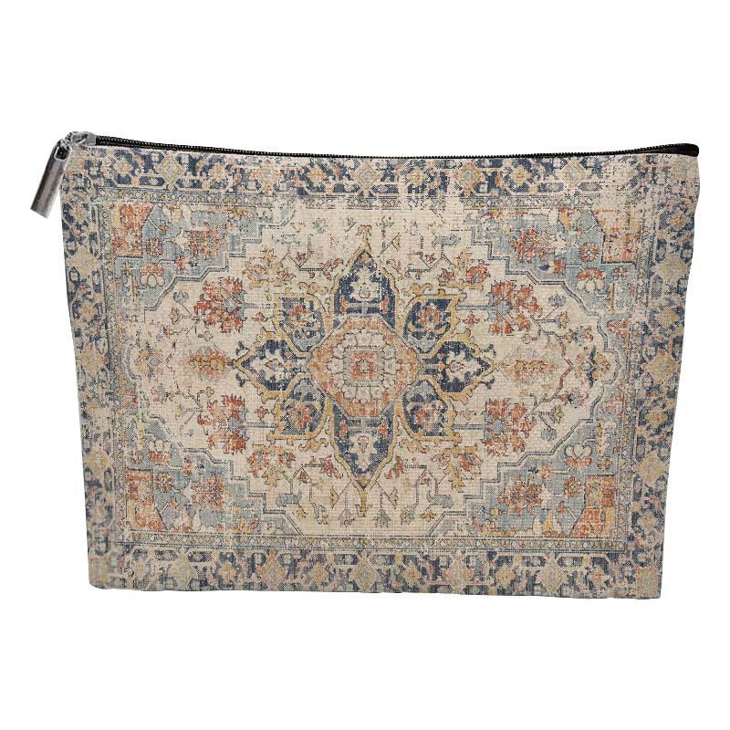 Косметичка в богемном этническом стиле, портативная многофункциональная сумка для хранения, дорожная косметичка, большая вместительная косметичка для девочек