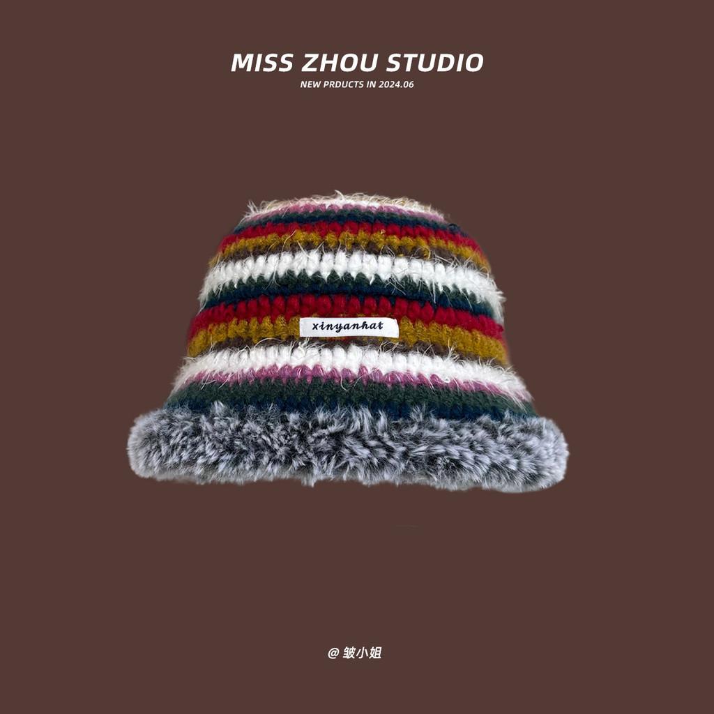 Винтажная очаровательная вязаная панама с цветочным узором для женщин, идеально подходящая для уютных осенних и зимних дней