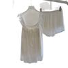 Mesh pajamas women's summer girl pure desire suspender shorts loungewear suit sweet girl sexy pajamas women