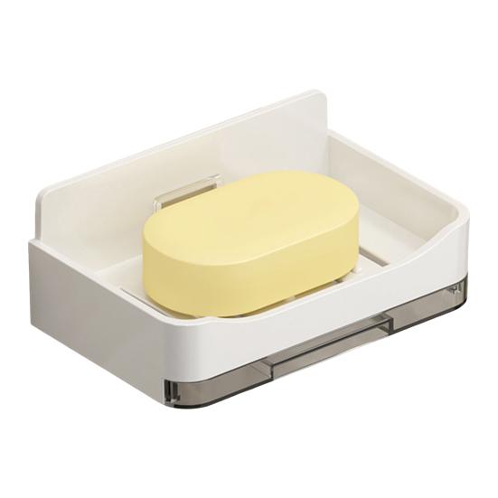 2 шт. настенная мыльница для душа прочная несущая полая конструкция простая установка держатель для мыла для ванной комнаты поднос