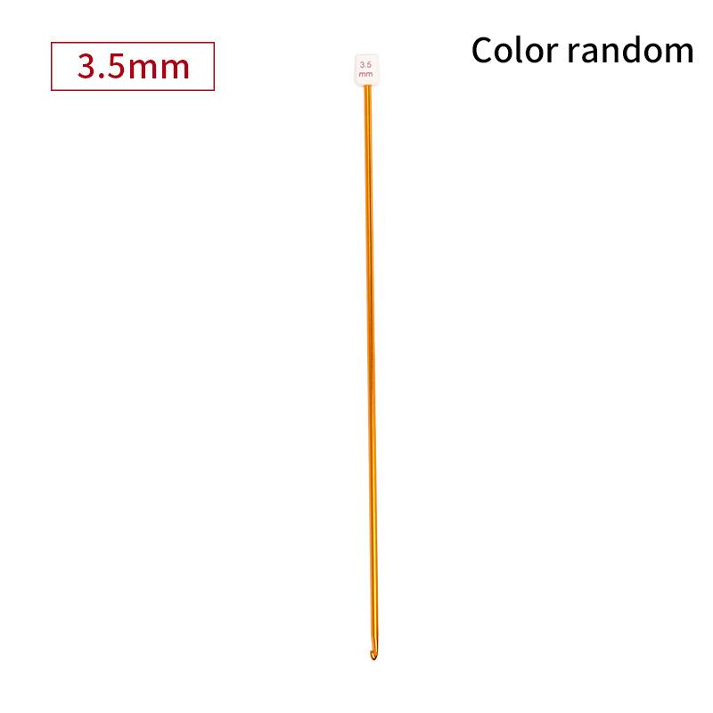 1 шт., иглы для свитера, разноцветные тунисские афганские крючки, длинные алюминиевые ткацкие инструменты, 2,5–8 мм