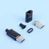 2Set Type-C Mirco Usb 3.1 High Current Fast Charging Connector Male Plug Diy Repair Accessories