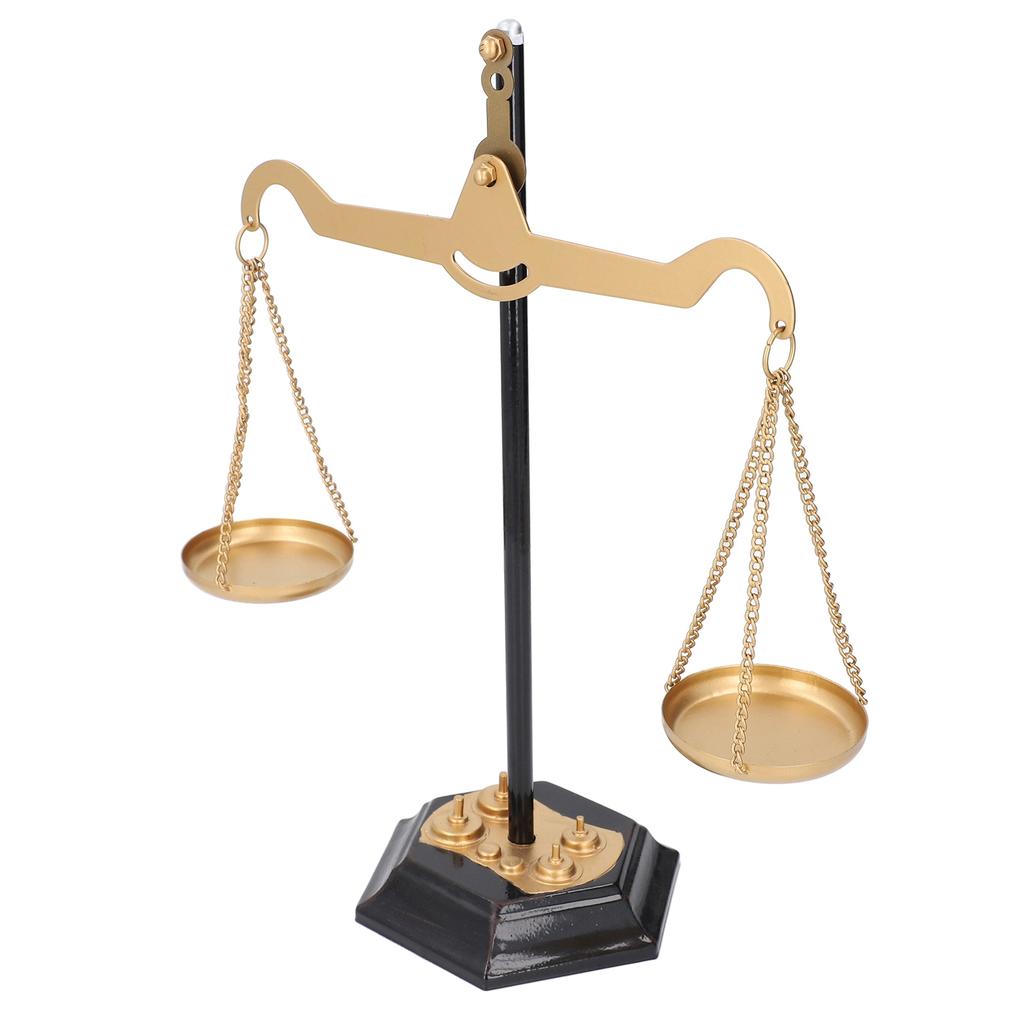 Баланс Весы Декор Снятие Стресс Ретро Настольные Железные Весы Правосудия Украшение для Домашнего Декора