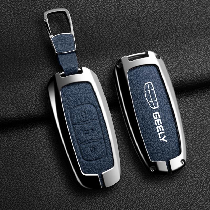 Чехол для ключа Geely: Совместим с Emgrand, GS, Xingyue L, Boyue, Xingrui, Icon, Binyue Cool, Vision X6.