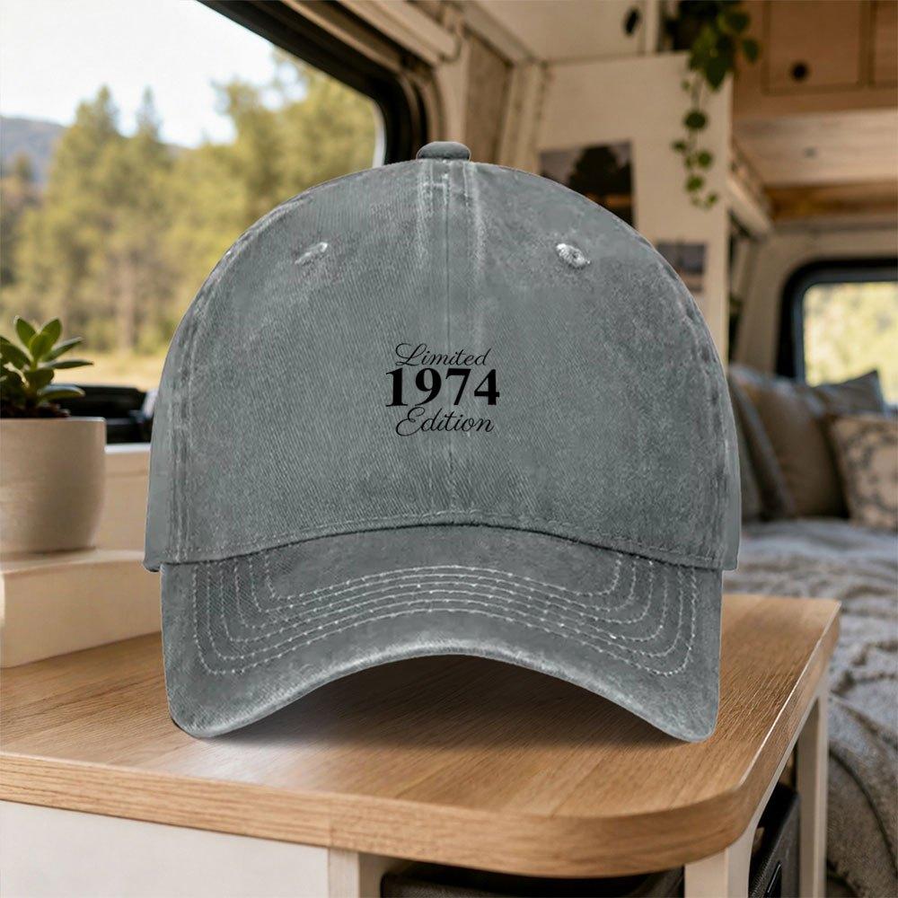 pc Limited Edition Vintage Washed Baseball Cap Classic Casual Fashion Unisex AllSeason Dad Hat Adjustable Size Suitabl