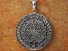Мексика Майя Ацтеки Календарь Камень Солнца Подвеска Топ Серебро 925