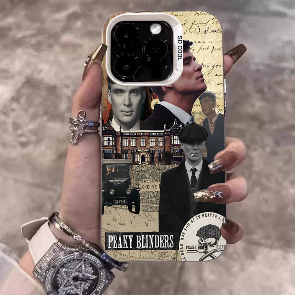 Чехол для телефона на фильм P-Peaky B-Blinders TV Для IPhone 17 16 Plus Pro Max 15 14 13 12 11 Матовые Цветные Чехлы
