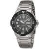 Мужские дайверские кварцевые часы Casio, Нержавеющая сталь, Серебристый, 23,8 мм (MRW-200HD-1BVCF)