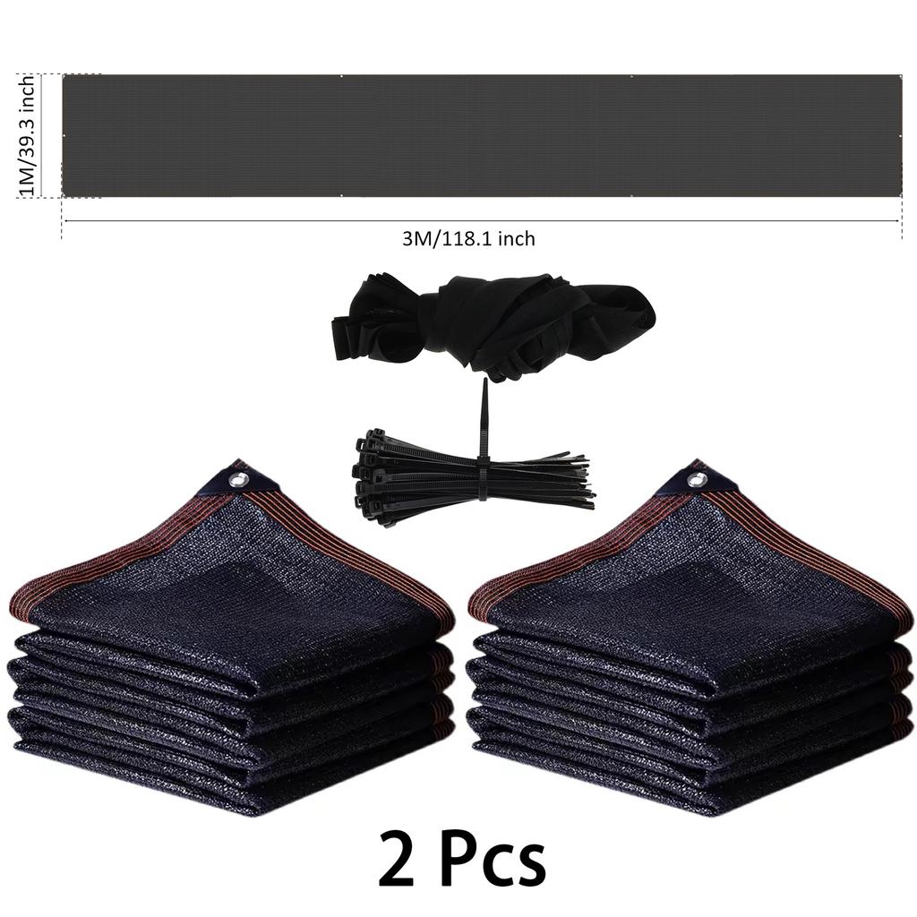 Балконная солнцезащитная сетка для защиты от солнца, защитный экран, наружные панели с защитой от ультрафиолета, сетчатое покрытие, эффективное затенение, защитная сетка для бассейна