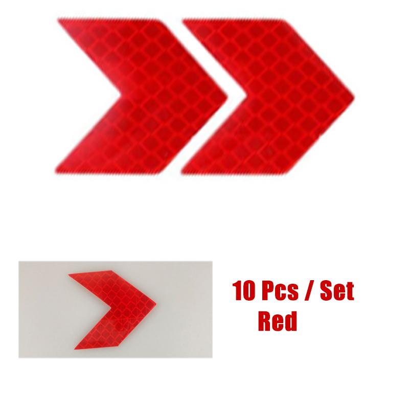 10 шт./компл. светоотражающая наклейка на автомобиль, предупреждающая лента, безопасность для Geely Atlas Pro 208 Gti Kia Stinger Jetta Volkswagen