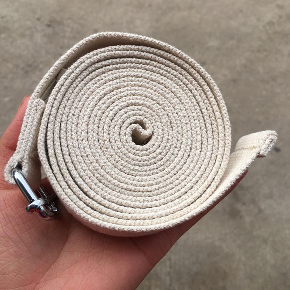 3m Yoga Stretch Strap D-Ring Belt Gym izable Fit Rope Resistance Figure Waist Legs Cotton Fitness Band Belt for Exercise Yoga